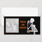 ハロウィーンスケルトントリート シーズンカード (正面/裏面)