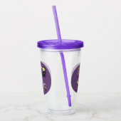 ハロウィーンスケルトンドラキュラミイラ死神 アクリルタンブラー (左)