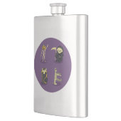 ハロウィーンスケルトンドラキュラミイラ死神 フラスク (左)