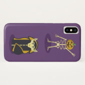 ハロウィーンスケルトンドラキュラミイラ死神 Case-Mate iPhoneケース (裏面(横))