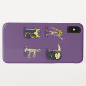 ハロウィーンスケルトンドラキュラミイラ死神 Case-Mate iPhoneケース (裏面(横))