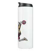 ハロウィーンスケルトンバスケットボールプレーヤーのコスチュームスカル タンブラー (回転右)