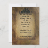 ハロウィーンスケルトンパーティー 招待状 (裏面)