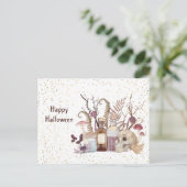 ハロウィーンスケルトンポションズマッシュルームフローラ シーズンポストカード (スタンド正面)