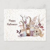 ハロウィーンスケルトンポションズマッシュルームフローラ シーズンポストカード (正面)