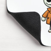 ハロウィーンスケルトンマウスパッド マウスパッド (コーナー)