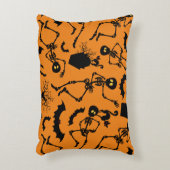 ハロウィーンスケルトンマカブレダンス アクセントクッション (正面(垂直))