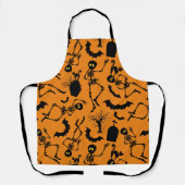 ハロウィーンスケルトンマカブレダンス エプロン (正面)