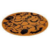 ハロウィーンスケルトンマカブレダンス カッティングボード (角)