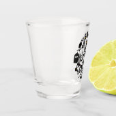 ハロウィーンスケルトンマカブレダンス ショットグラス (左)