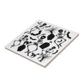 ハロウィーンスケルトンマカブレダンス タイル (側面)