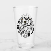 ハロウィーンスケルトンマカブレダンス タンブラーグラス (裏面)