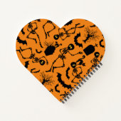 ハロウィーンスケルトンマカブレダンス ノートブック (裏面)