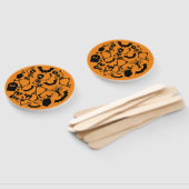 ハロウィーンスケルトンマカブレダンス ハンドファン (組立なし)