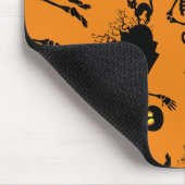 ハロウィーンスケルトンマカブレダンス マウスパッド (コーナー)