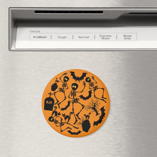 ハロウィーンスケルトンマカブレダンス マグネット (インサイチュ (食洗機))