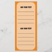 ハロウィーンスケルトンマカブレダンス メニュー (裏面)