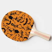 ハロウィーンスケルトンマカブレダンス 卓球ラケット (横)