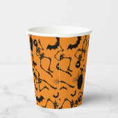 ハロウィーンスケルトンマカブレダンス 紙コップ (右)
