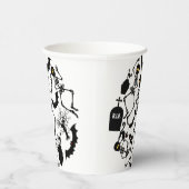 ハロウィーンスケルトンマカブレダンス 紙コップ (右)