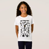 ハロウィーンスケルトンマカブレダンス Tシャツ (正面フル)
