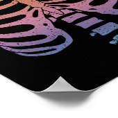 ハロウィーンスケルトンリブケージゾンビコスチュームティー ポスター (角)