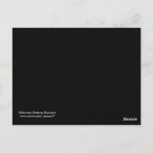 ハロウィーンスケルトンロマンス ポストカード (裏面)