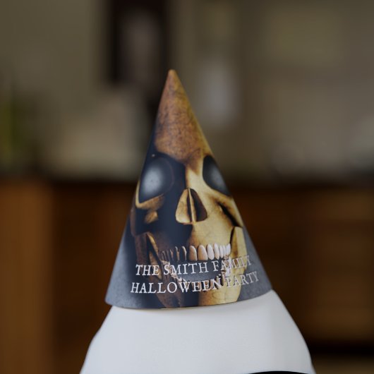 ハロウィーンスケルトン不気味スカルファミリ名 パーティーハット