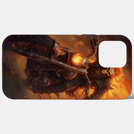 ハロウィーンスケルトン乗用バイク怖い Case-Mate iPhoneケース (裏面 (横))