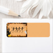 ハロウィーンスケルトン住所 シール (インサイチュ)