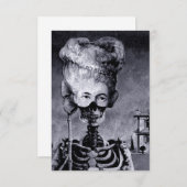 ハロウィーンスケルトン招待状 招待状 (正面/裏面)