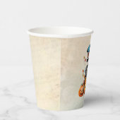 ハロウィーンスケルトン紙カップ 紙コップ (右)