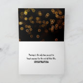 ハロウィーンスケルトン結婚ズシャンパントースト カード (内部)