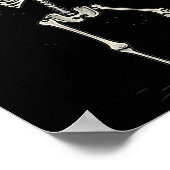 ハロウィーンスケルトン飲むモスクワマールテール ポスター (角)