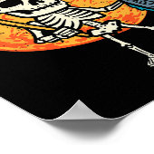 ハロウィーンスケルトン魚釣り衣装フィッシャーマンメンズB ポスター (角)