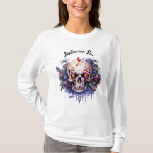 ハロウィーンスケルトンTee for Her