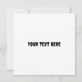 ハロウィーンスタイルスカル、こうもり、クモの巣 (裏面)