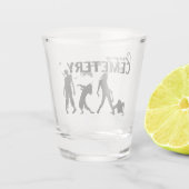 ハロウィーンスタンプコレクション「不気味な墓地」 ショットグラス (裏面)