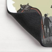 ハロウィーンスタンプコレクション「不気味な墓地」 マウスパッド (コーナー)