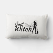 ハロウィーンスタンプコレクション"邪悪な魔女" 13" x 21" ランバークッション (裏面)