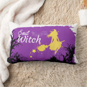 ハロウィーンスタンプコレクション"邪悪な魔女" 13" x 21" ランバークッション (ブランケット)