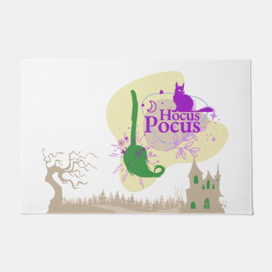 ハロウィーンスタンプコレクション「Hocus Pocus」 ドアマット (正面)