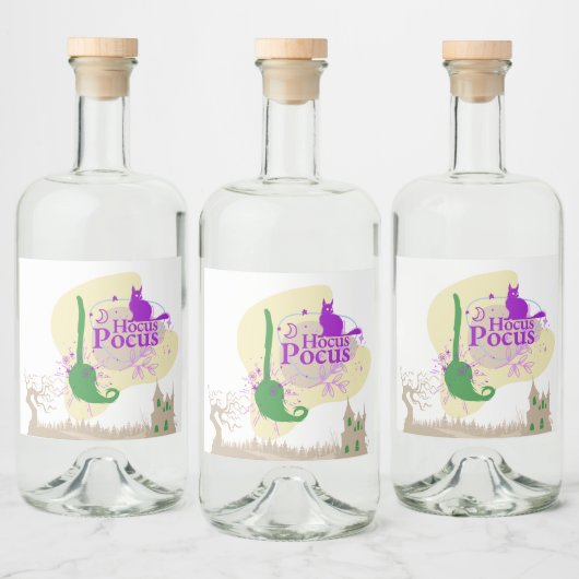 ハロウィーンスタンプコレクション「Hocus Pocus」 リキュールボトルラベル (ボトル)