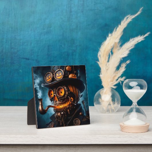 ハロウィーンスチームパンクゴシックジャック – O – ランタン フォトプラーク (インサイチュ)