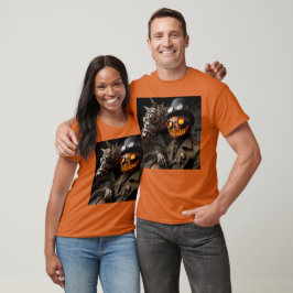 ハロウィーンスチームパンクジャック – O – ランタンホースマン Tシャツ