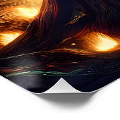 ハロウィーンスチームパンクフォレストウィッチ ポスター (コーナー)