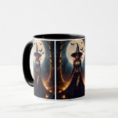 ハロウィーンスチームパンクフォレストウィッチ マグカップ (正面左)