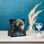 ハロウィーンスチームパンクヘッドレスホースマン フォトプラーク (インサイチュ)