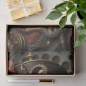 ハロウィーンスチームパンク骨格 薄葉紙 (ギフト)