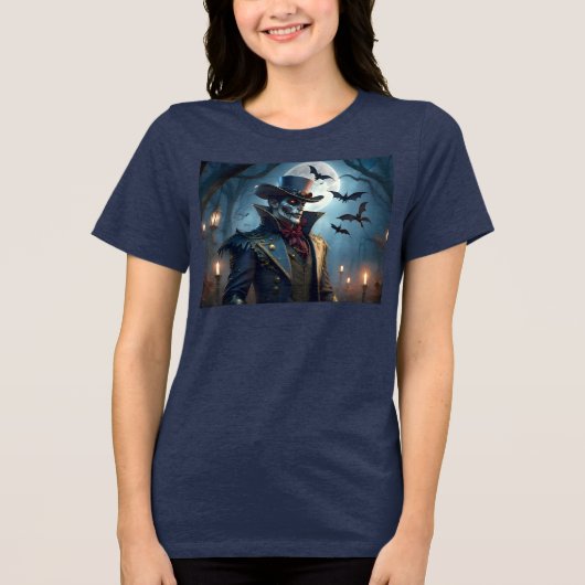 ハロウィーンスティームパンクサザンソルテンダーゾンビ トライブレンドＴシャツ (正面)